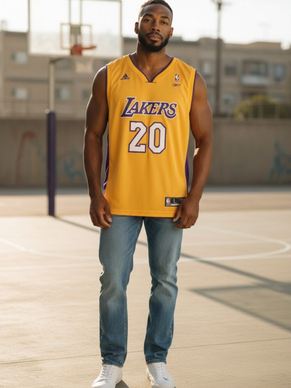LA Lakers Gary Payton #20 NBA Team Mens Jersey size XL